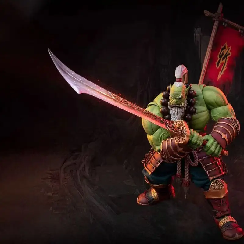 ดาบเซนต์จากเกม World of Warcraft ขนาด 1/10 โมเดลตุ๊กตาเคลื่อนไหวได้ อุปกรณ์เสริมเกมอนิเมะ งานแฮนด์เมด ของสะสมสำหรับผู้เล่น ของขวัญ