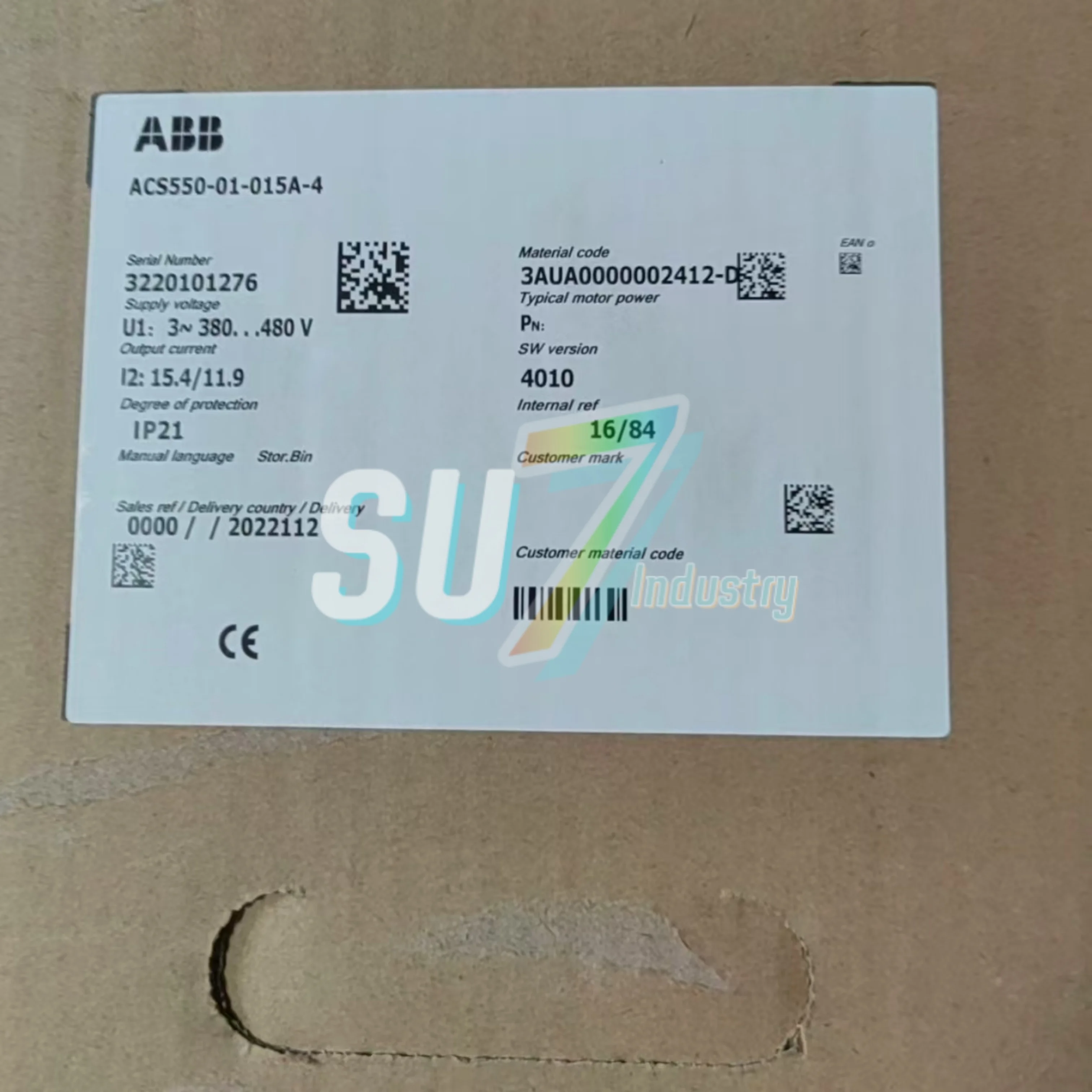 

ACS550-01-015A-4 ACS550-01-023A-4 ACS550-01-023A-4 Inverter New In Box
