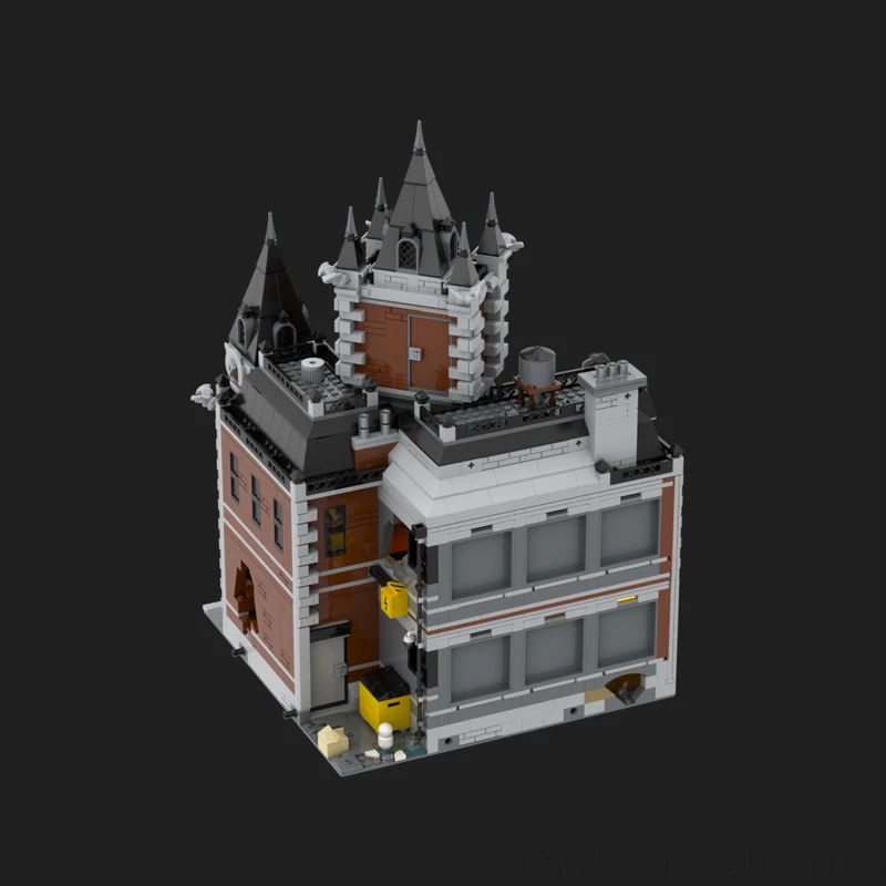 Nuovo prodotto squisito modello di blocchi MOC, tecnologia di estensione dell'asilo interno, regalo giocattolo modulare per bambini assemblaggio fai-da-te