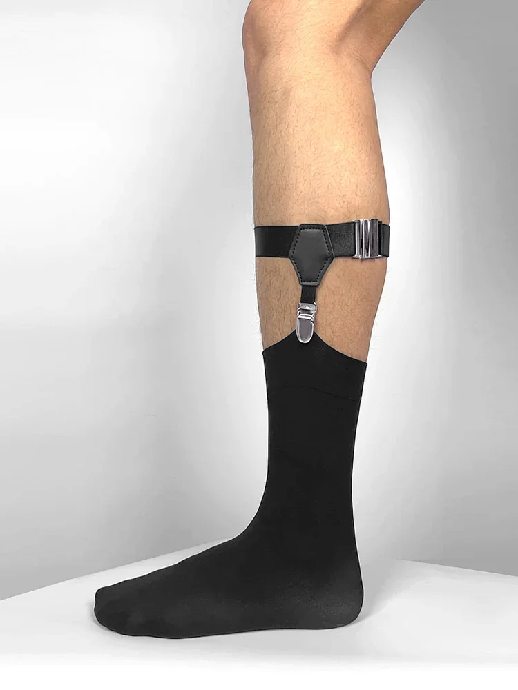 

Black Garter Belt Knee High Long Tube Stockings Anti Slip Belt Anti Slip Leg Ring Waist Seal Thigh Stockings Clip Anti Slip Clip