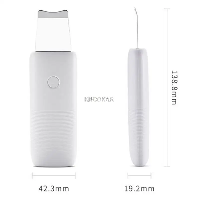 Machine de nettoyage de la peau à pelle, compteur de puissance ultrasonique, pour le visage noir, acné, points noirs, absorption des pores, instrument de beauté D300