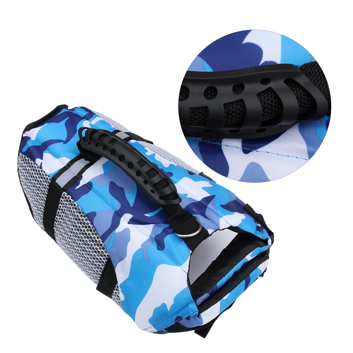 

Adjustable Dog Preserver Comfortable Breathable Quick Release Hook Buoyant Vest Durable Portable Handle Beach Walking