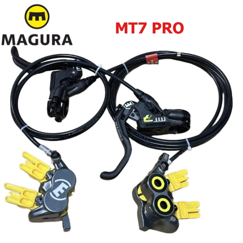 

MAGURA MT7 PRO 4-piston Hydraulic Disc Brake for Downhill Street Trials and Mountain Bikes 100cm/200cm Hoses Split Design
