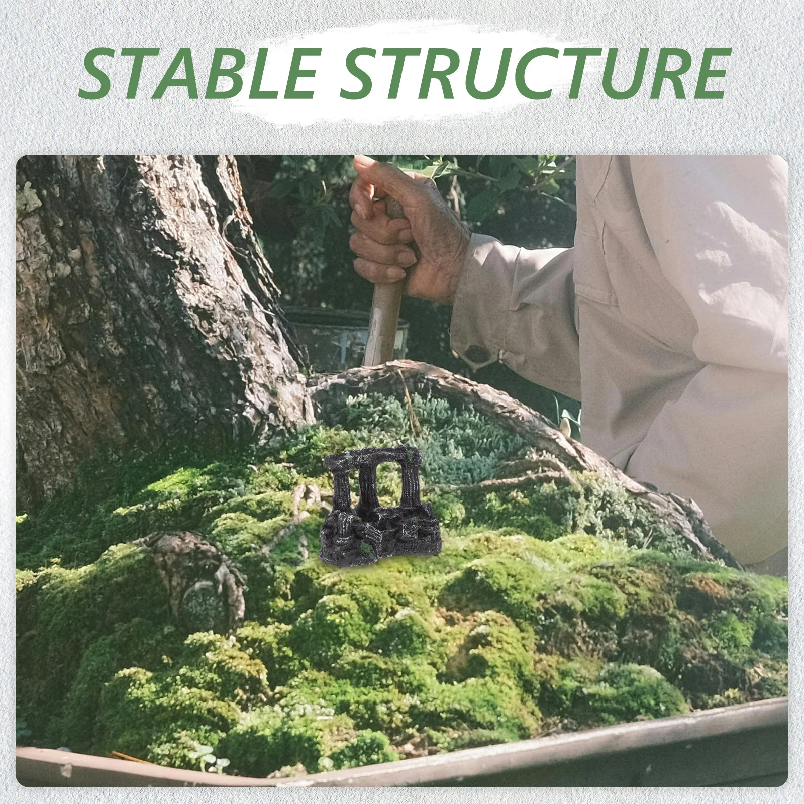 

Roman Column Resin Aquarium Decor Three Covered Pillar Ancient Fish Tank Betta Aquarium Hideout Fish Tank Betta Tunnel