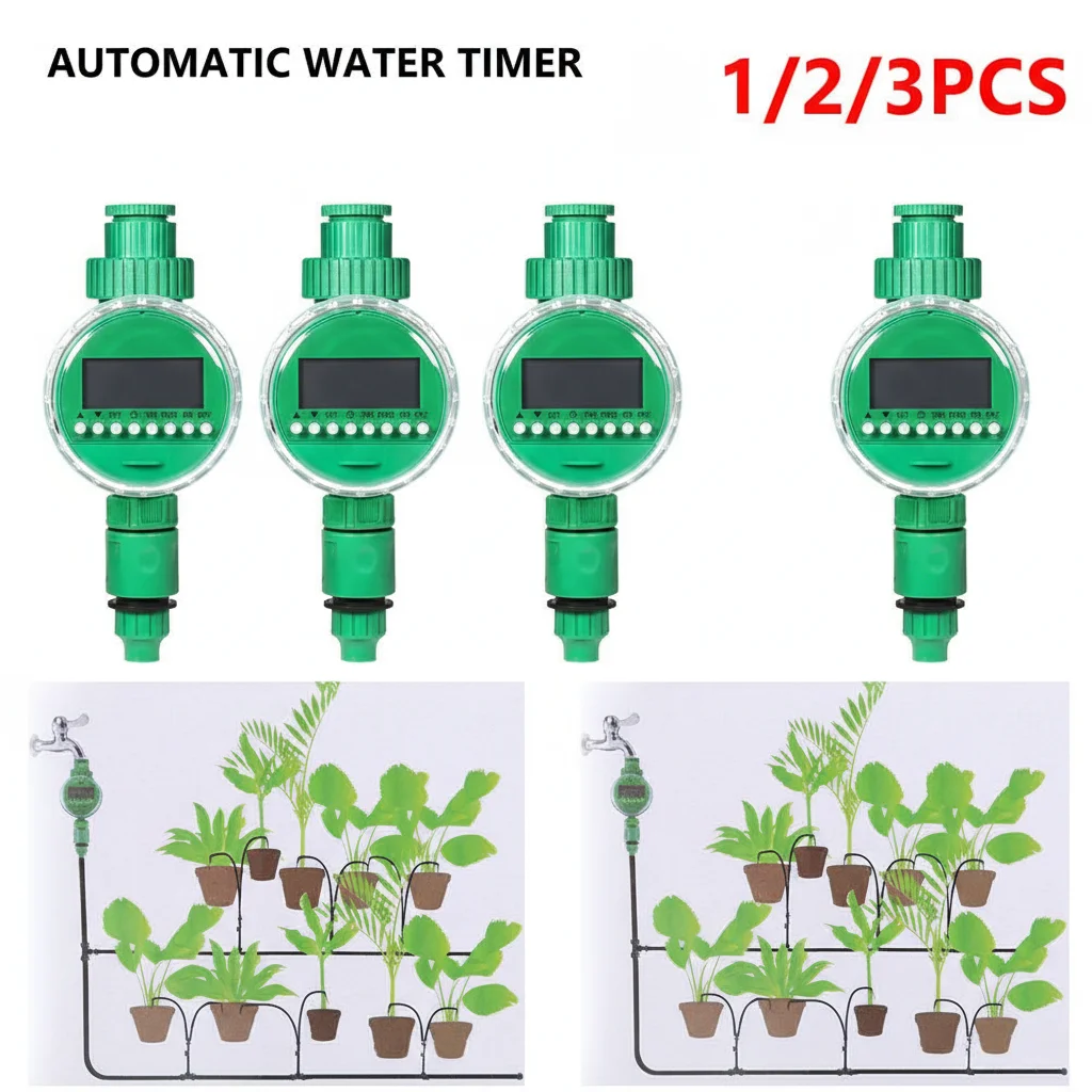 

Universal Household LCD Irrigation Automatic Timer for Garden Watering - Intelligent Watering Control System