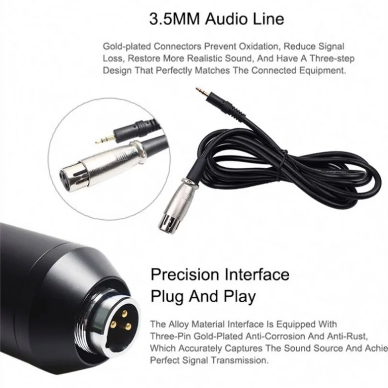 AOSHEN NC-A1 Sound Card BM800 Condenser Microphone For Youtube Live Broadcast With Arm Stand POP Filter Whole Kit