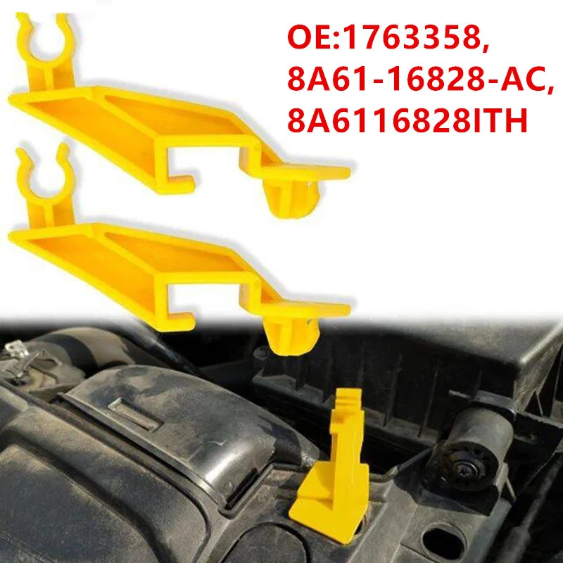 5/10 x Suporte de Fixação para Haste do Capô/Para-choque Dianteiro para Ford Fiesta B-Max Ecosport Transit Tourneo Courier 8A6116828AB