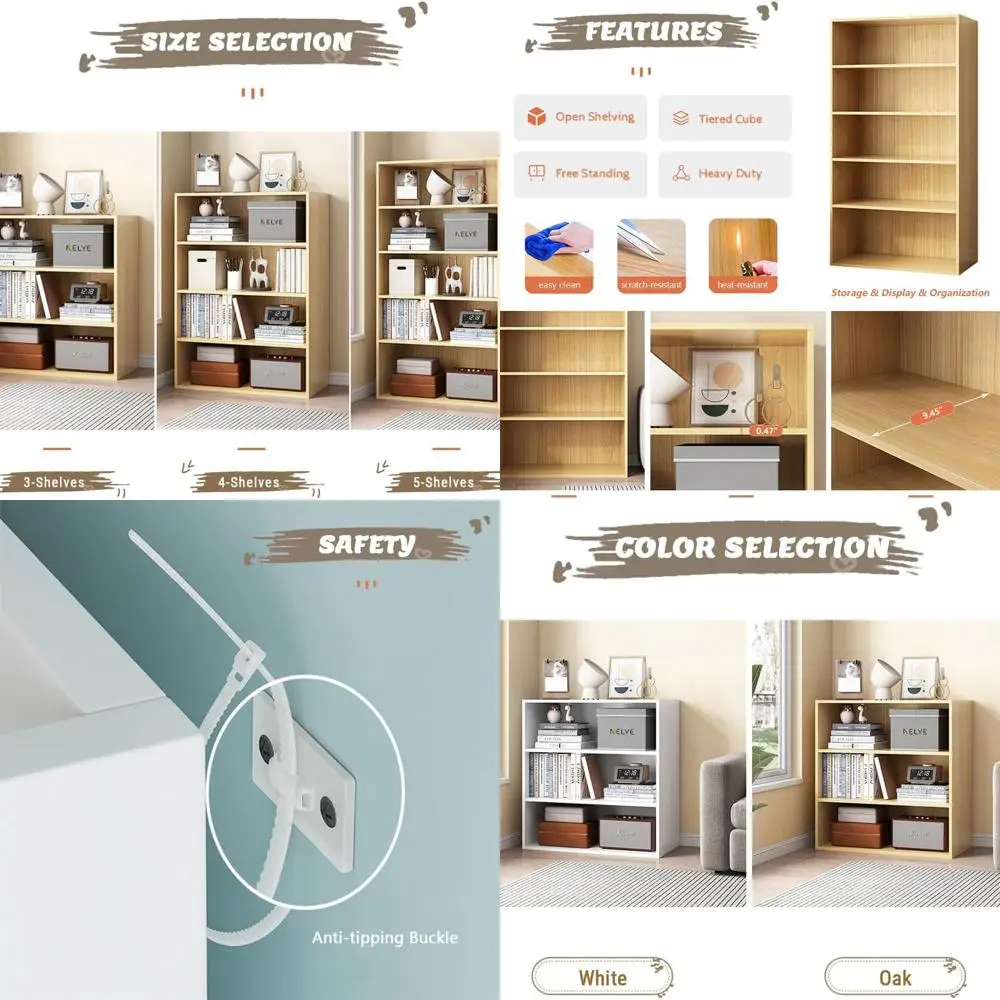 

Дубовая 3-х уровневая деревянная книжная полка-куб — полка для хранения разделенного уровня