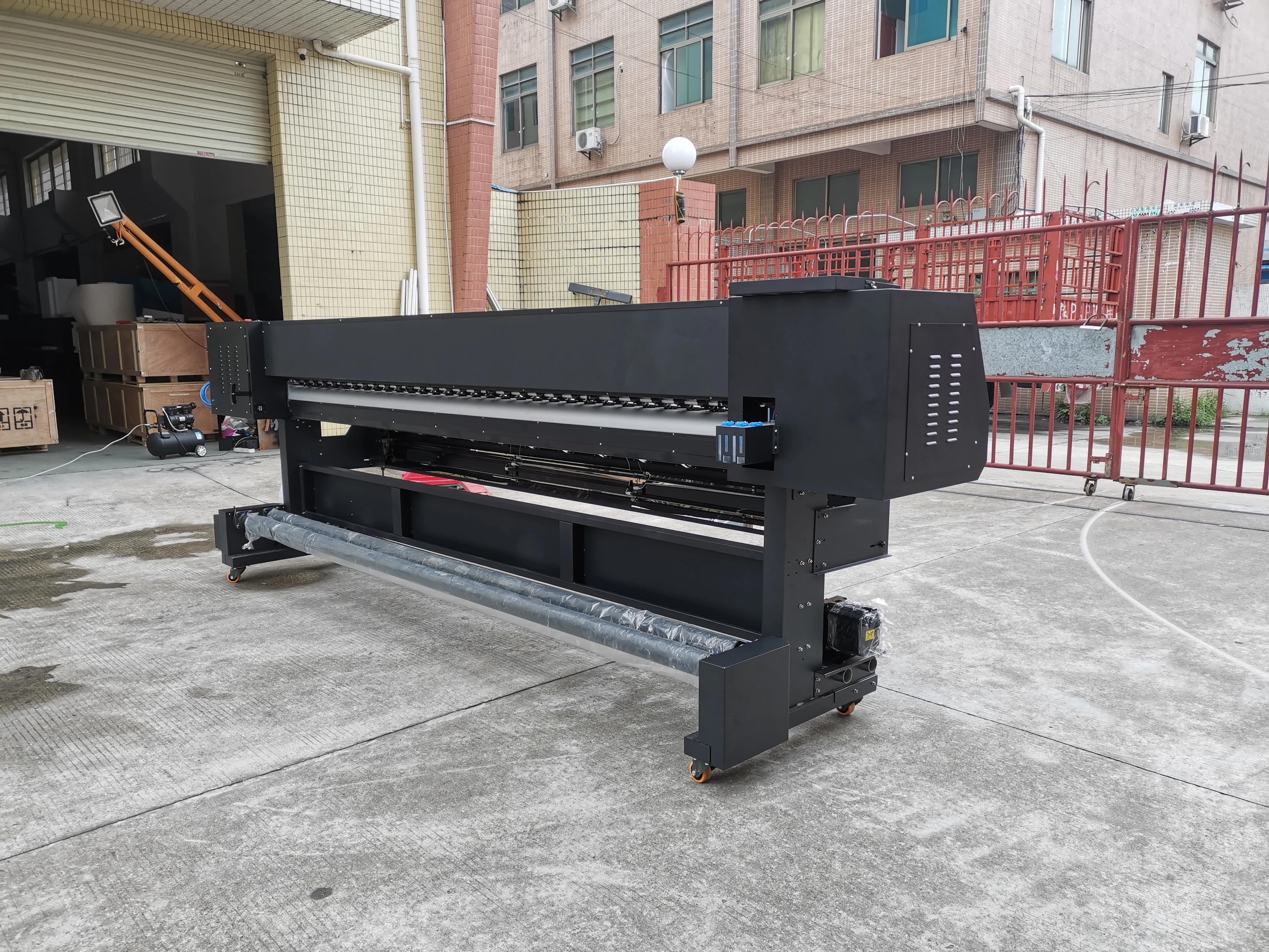 3.2m Eco Solvent Printer Machine en Cutter XP600 I3200 Printkop Grootformaat Flex Banner Printer Plotter