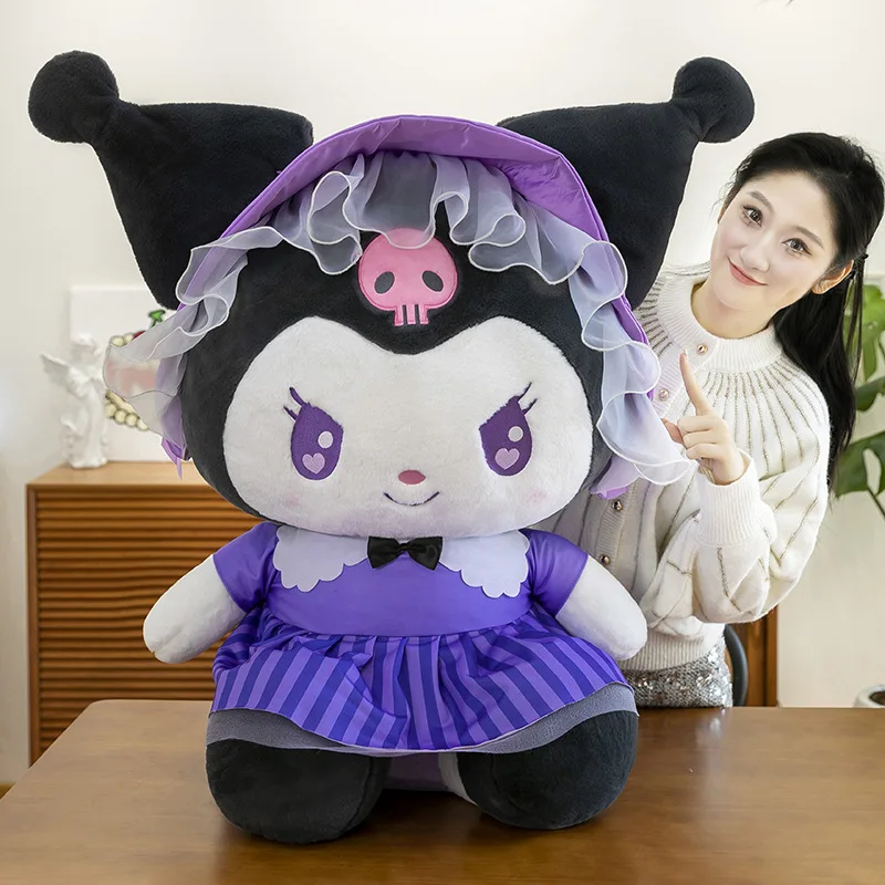 Peluche Kawaii Anime Dog Melody My Melody Kuromi Doll Peluche Bambini Compleanno Regalo di Natale per bambini Giocattoli di peluche all'ingrosso