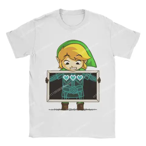 The Legend of Zelda X-ray T Shirt Men Women's 100% Cotton Funny T-Shirt Round Neck  Tees Short Sleeve Clothes New Arrival