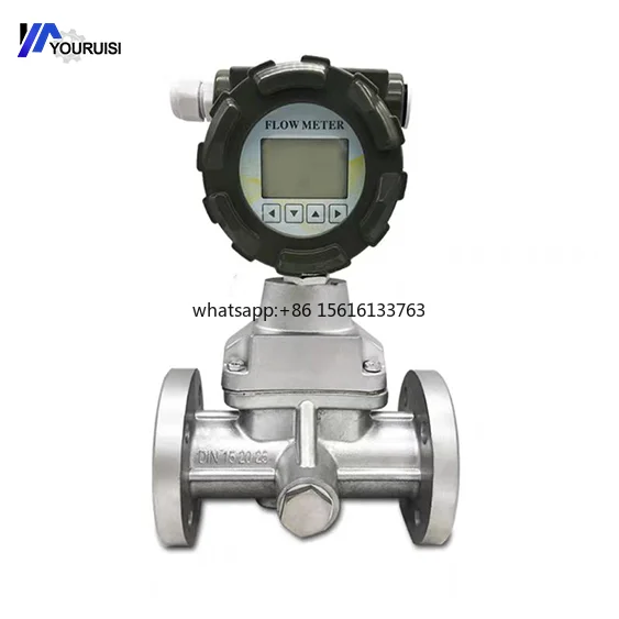 

Gas/Air Liquid Sensor Spin Vortex Flowmeter Variable Area Intelligent LCD Display Stainless Steel OEM High Accuracy +/-1% Flow