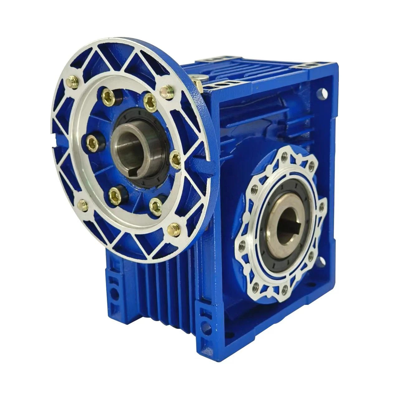 NMRV150 Worm Geared Reducer Gearbox Head Ratio 50-100 Large Torque Range 512-1760Nm Suitable For Lifting Operations