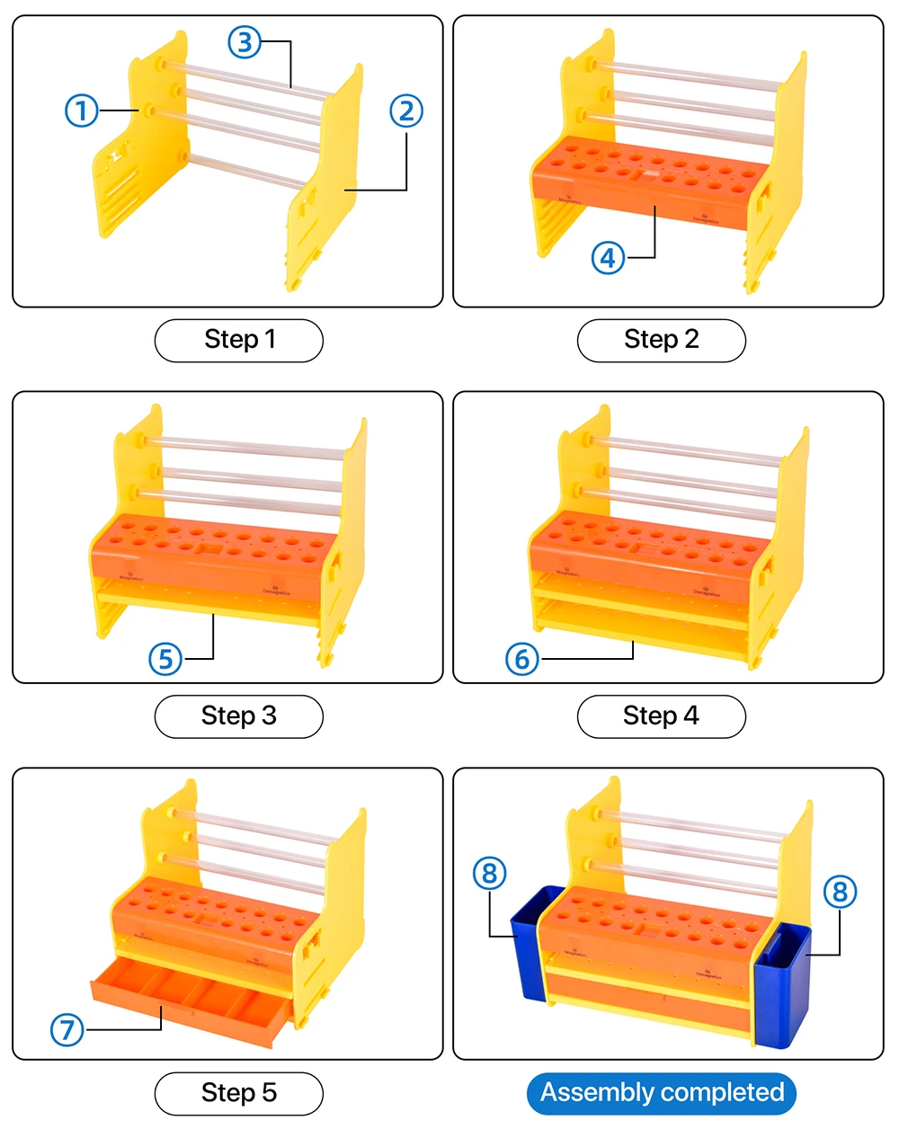 9IMOD Storage Box Screwdriver Parts Screwdriver Storage Rack Holder Multifunctional Organizer RC Repair Tools Kit Desktop Stand