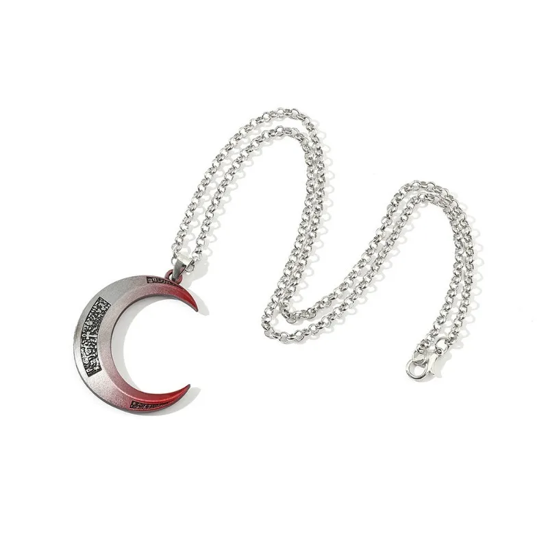 Nuevo Marvel Moon Knight películas periféricas aleación creativa collar de Metal pendientes nicho accesorios de alto valor regalos al por mayor