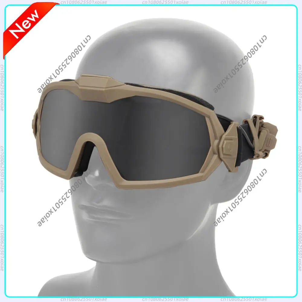 

Очки для страйкбола и пейнтбола с прозрачными линзами, мотоциклетные очки с микровентилятором, устойчивые к царапинам, защитные очки для глаз