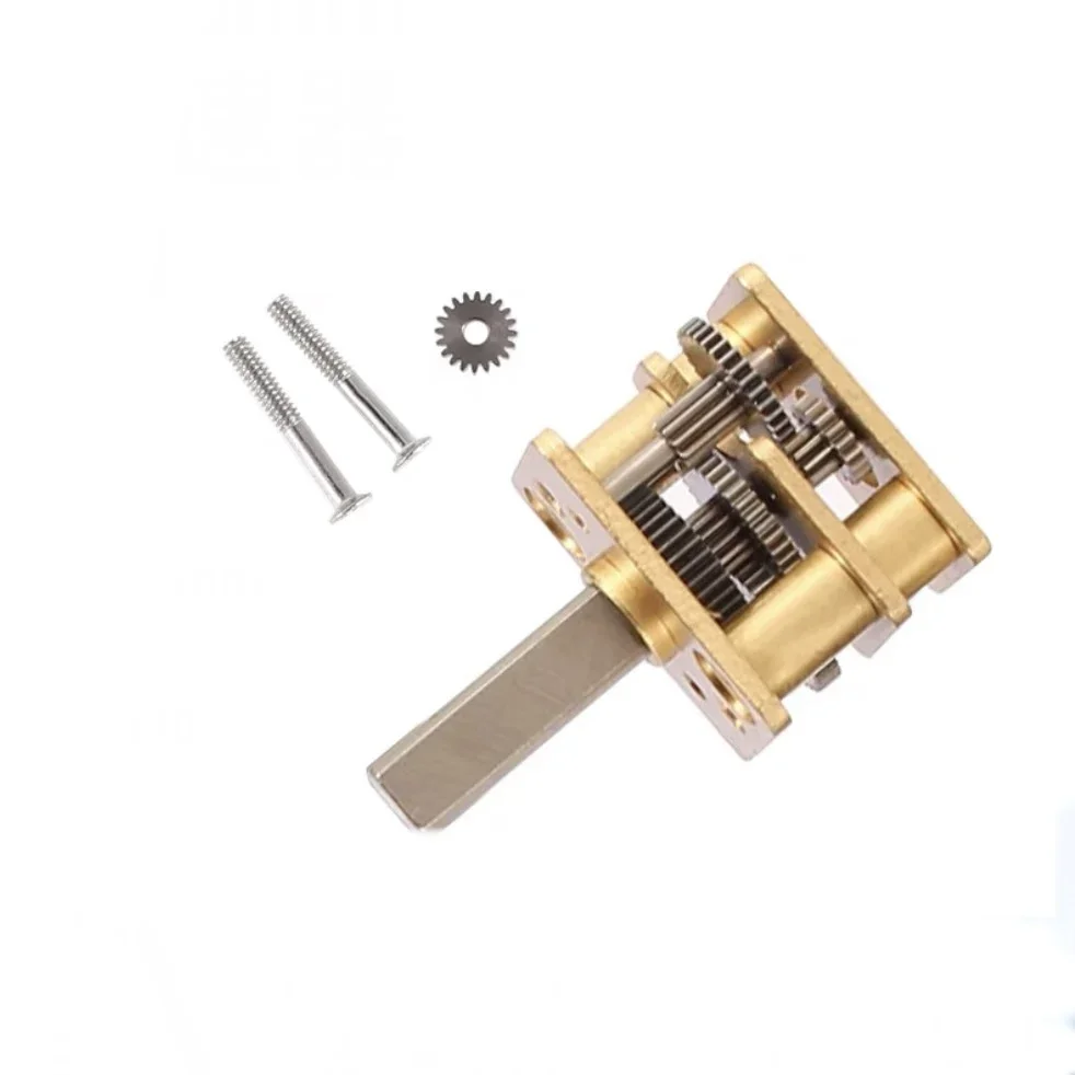 Mini 12mm*10mm Square All-metal Reducer Gearbox For N10 N20 N30 Gear Reducer Gearbox