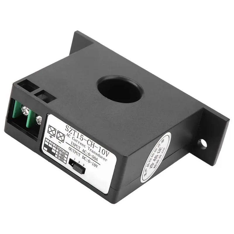 

ABLN-Current Transducer Closed Loop Current Sensors Current Mutual Inductor AC 0-50A Todc 0-10V SZT15-CH-10V Sensing Relay