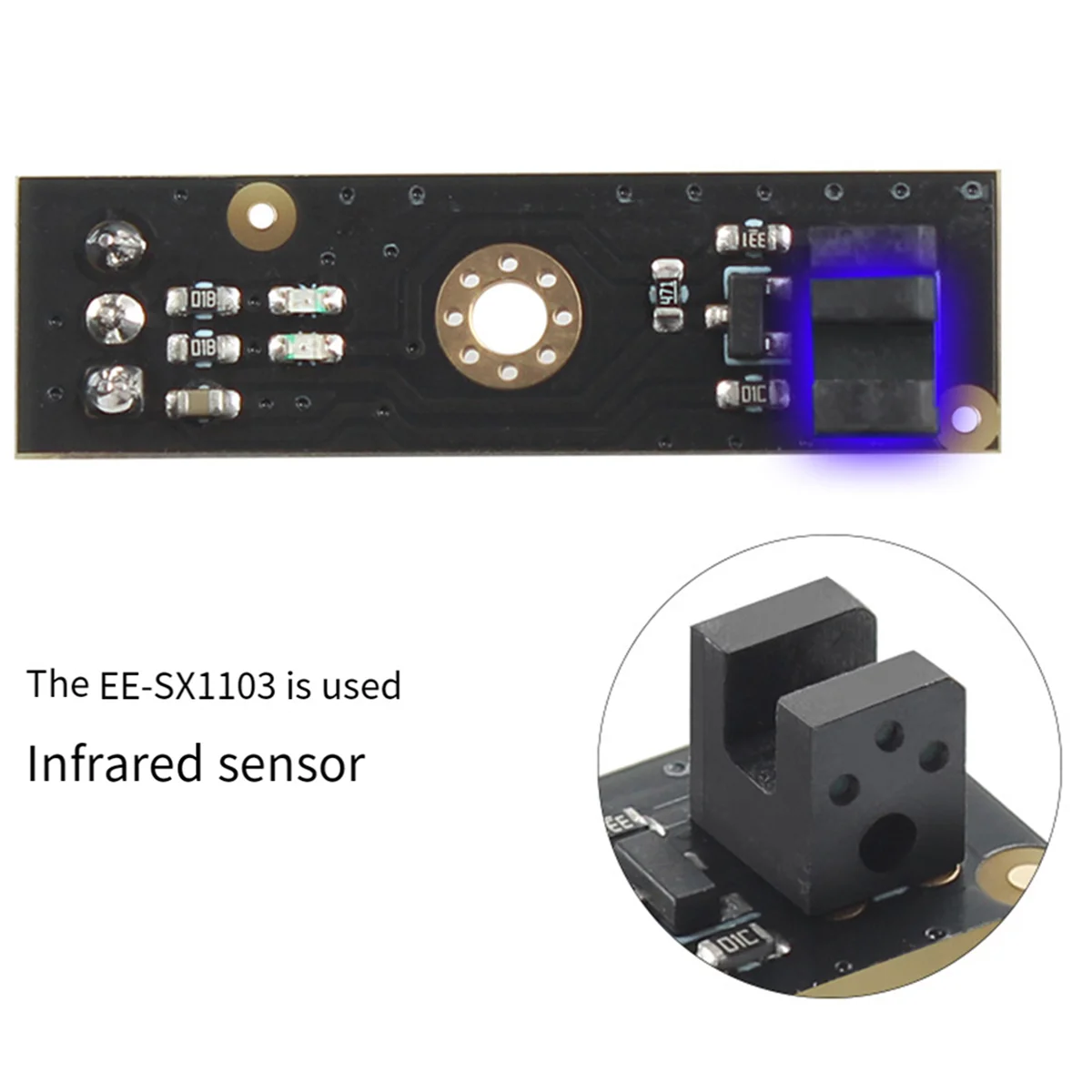 Placa pcb revers0.5 do sensor ir com módulo de interruptor de fim de curso do monitor de filamento de fiação de 1m adequado para ercf para voron 2.4