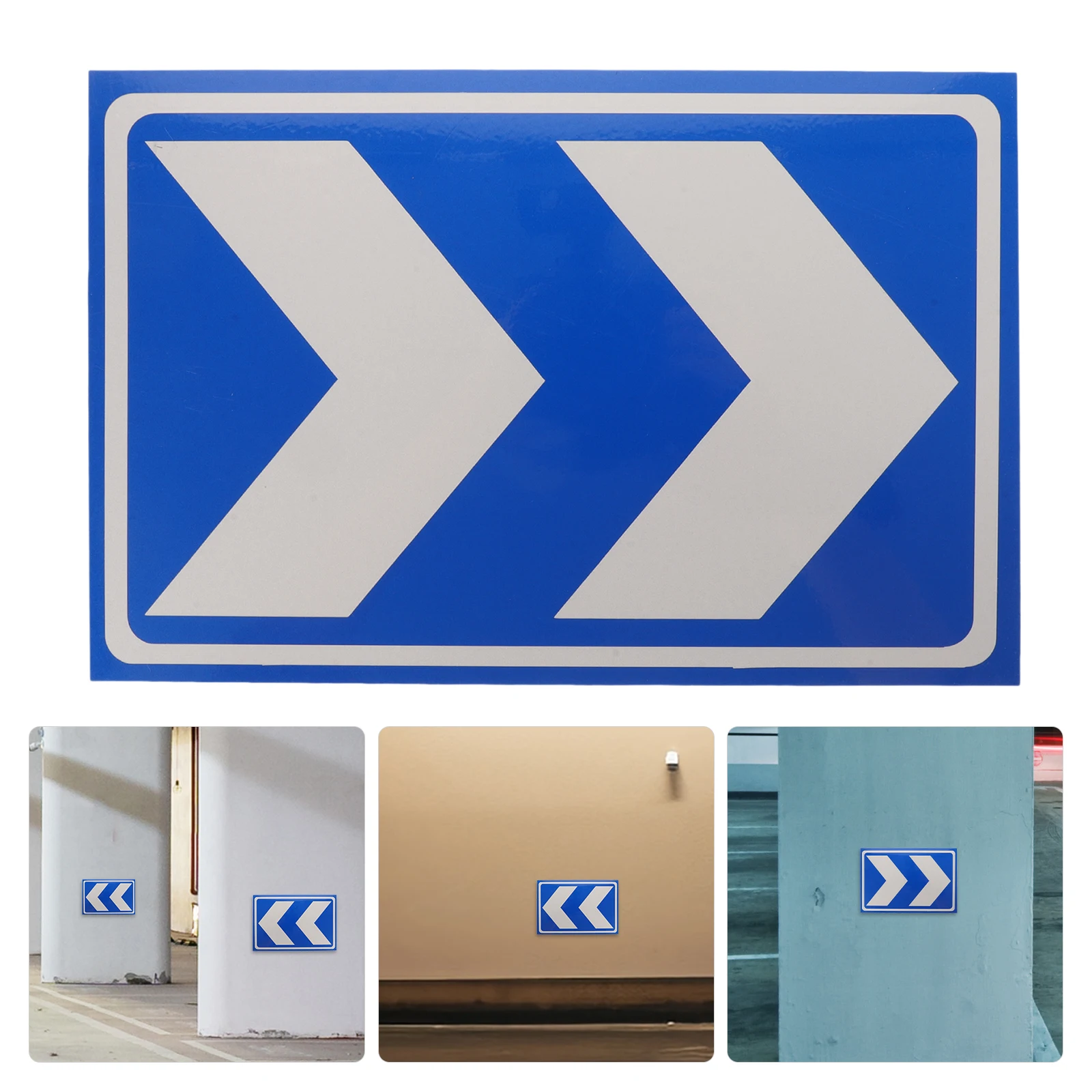 Arrow Directional Traffic Reflective Weather-Resistant Garage Parking Lot Visibility Safety Guidance Road Direction Service