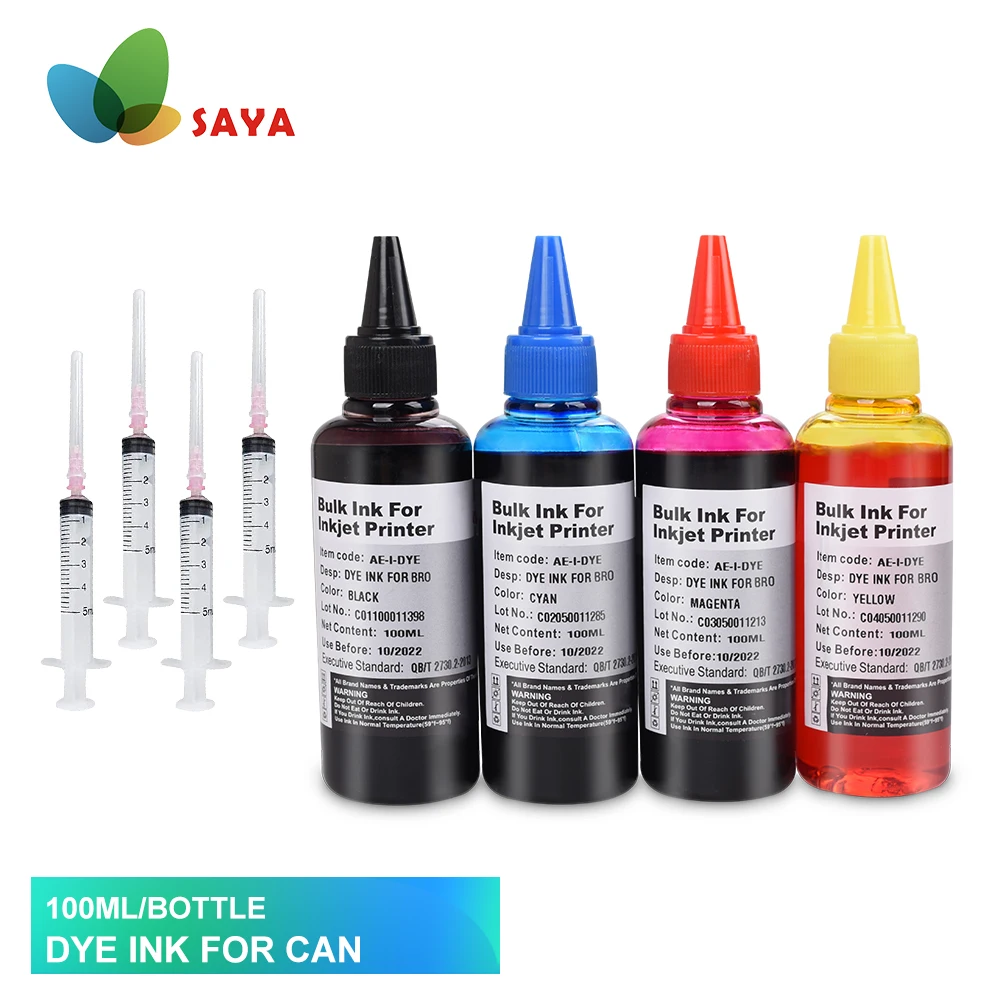 100ML refill dye ink for canon 470 471 PGI470 CLI471 ink cartridge ciss for CANON PIXMA MG6840 MG5740 TS5040 TS6040 printer