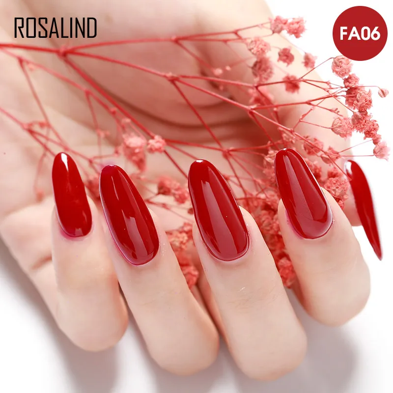 ROSALIND 120 colori smalto per unghie Glitter Shiny Base Gel Top Coat UV LED Gel Nail Art vernice Manicure Gel per unghie Semi permanente