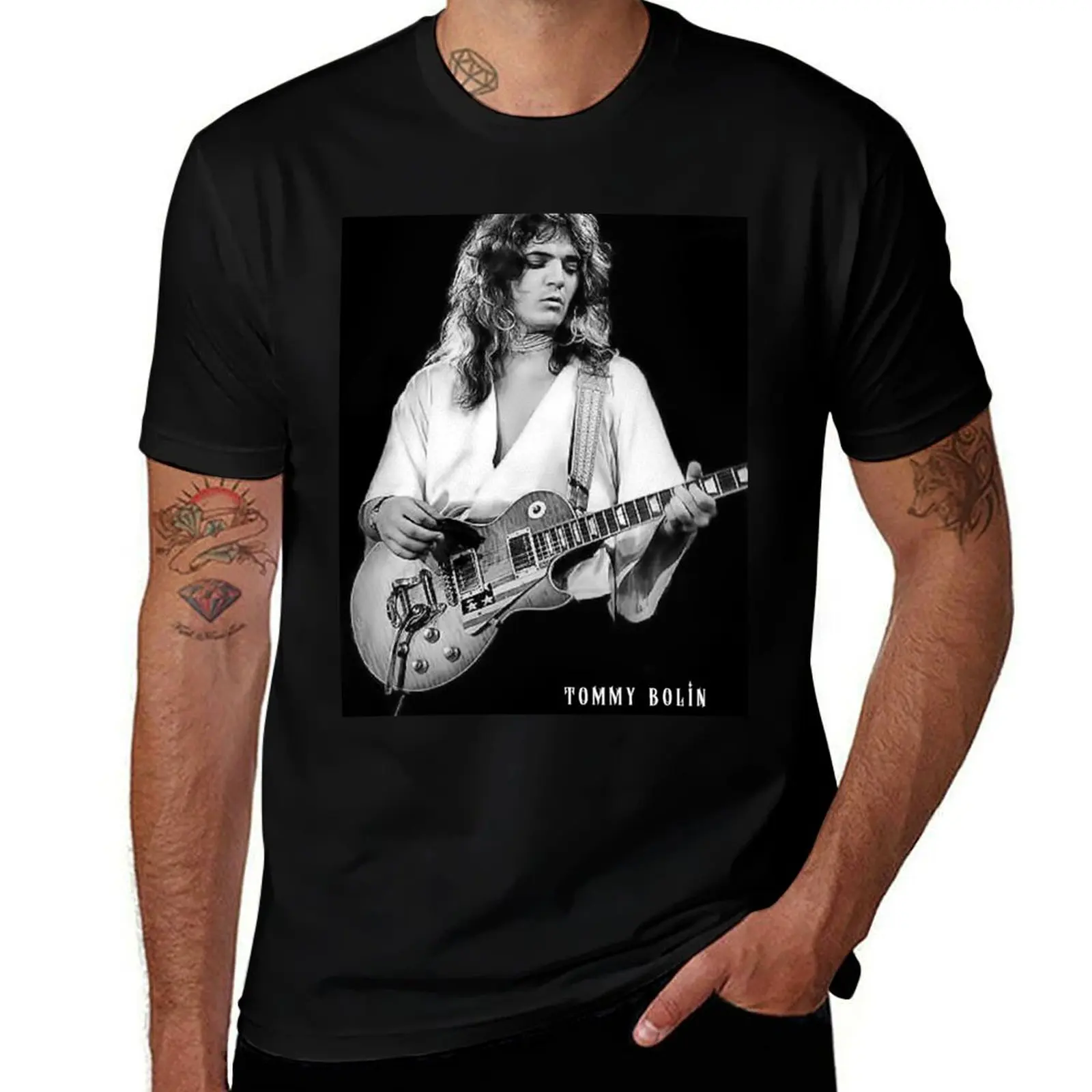 Tommy Bolin T-Shirt summer clothes fashion shirts mens t shirts top quality