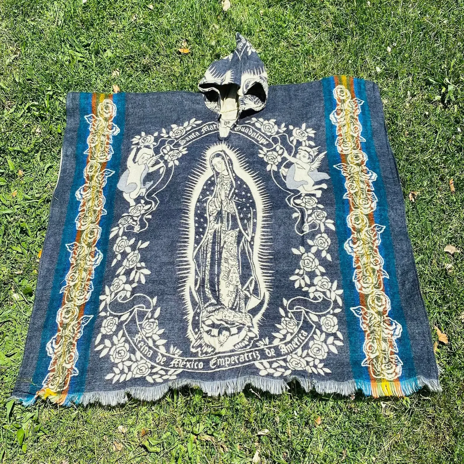 Our Lady of Guadalupe Hooded Shawl 3