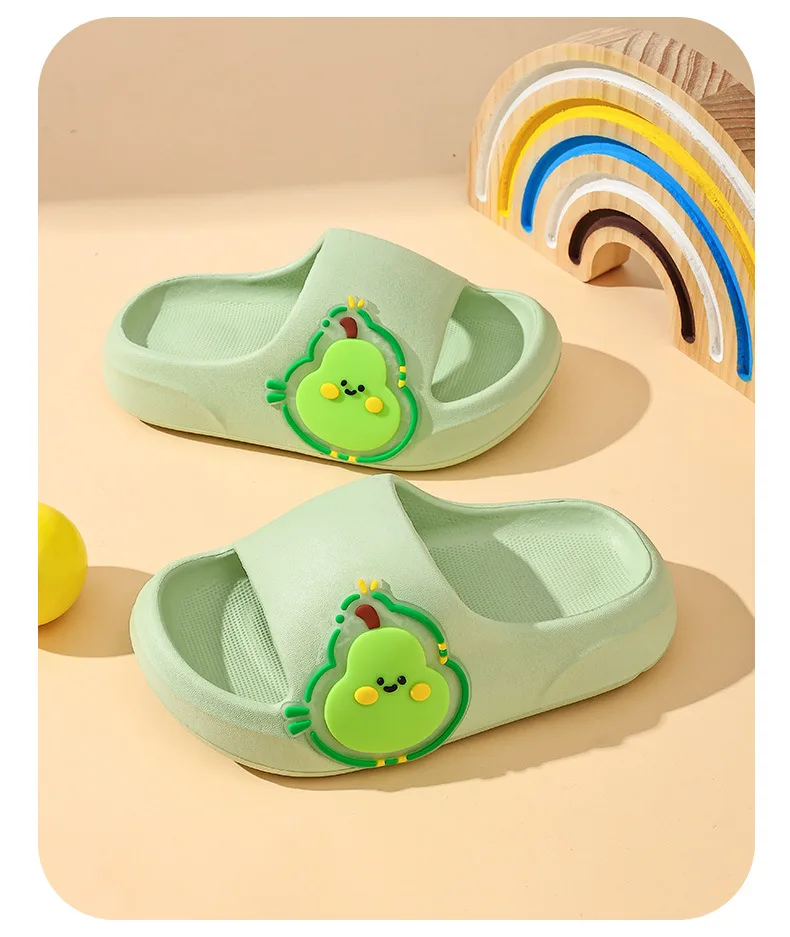 2026 Rutschfeste Kinderhausschuhe Sommer Neue Cartoon-Frucht-Sandalen für Jungen Niedliche Hausschuhe für Mädchen Eltern-Kind-Matching-Hausschuhe – Detail 17