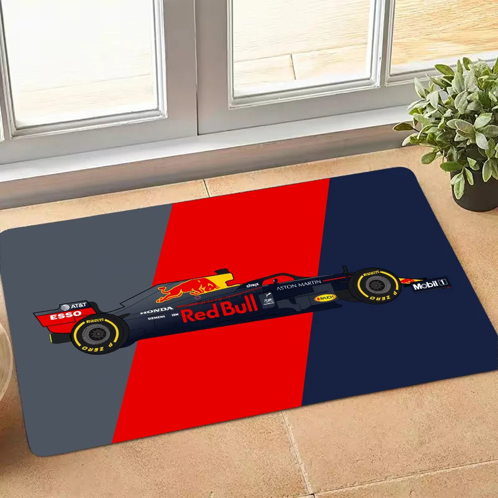 R-red Bull Logo Bath Mat Living Room Rugs Floor Carpets Washable Non-slip Kitchen Rug Long Carpet for Girls Modern Home Decor