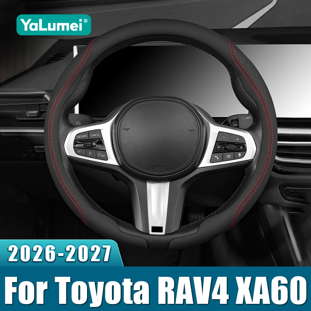 For Toyota RAV4 XA60 2026 2027 HEV PHEV RAV 4 Hybrid Core Sport ‌Rugged Woodland GR Sport Car Steering Wheel Cover Accessories