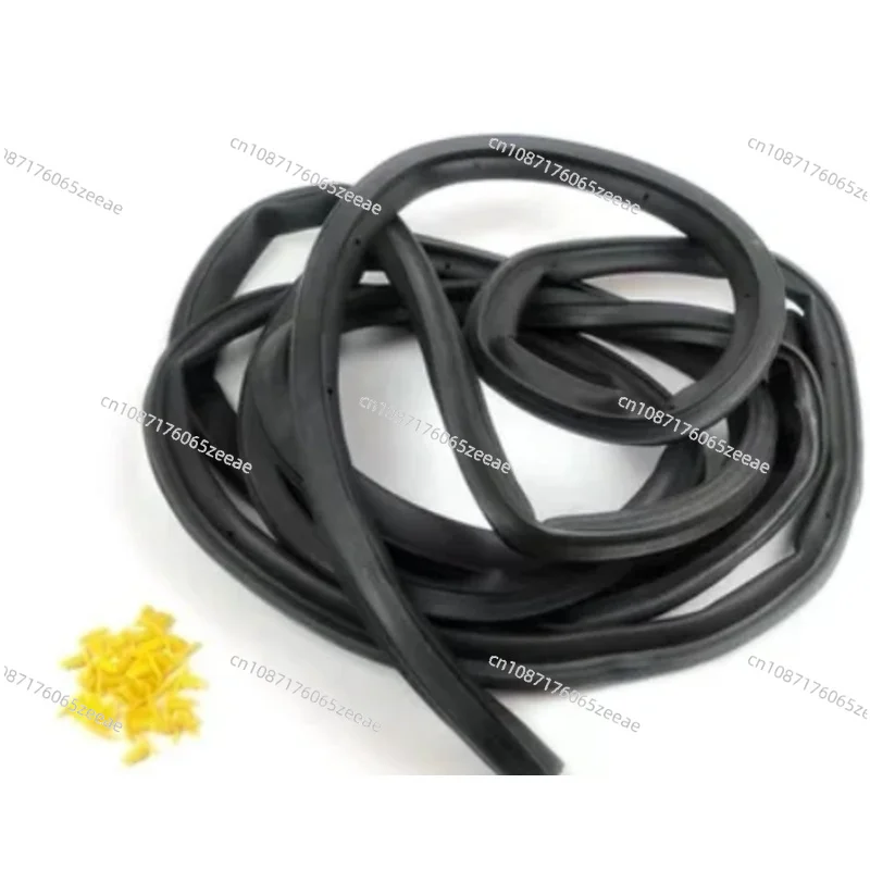 Excavator rubber cab door glass window sealing strip suitable for Komatsu Carter Doosan Daewoo 5m