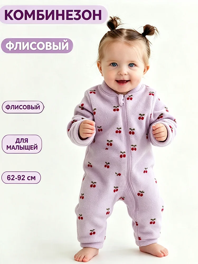 ชุดบอดี้สูทผ้าฟลีซนุ่มสีม่วงอ่ - Cotton Baby Onesies Zipper บทวิจารณ์และราคา