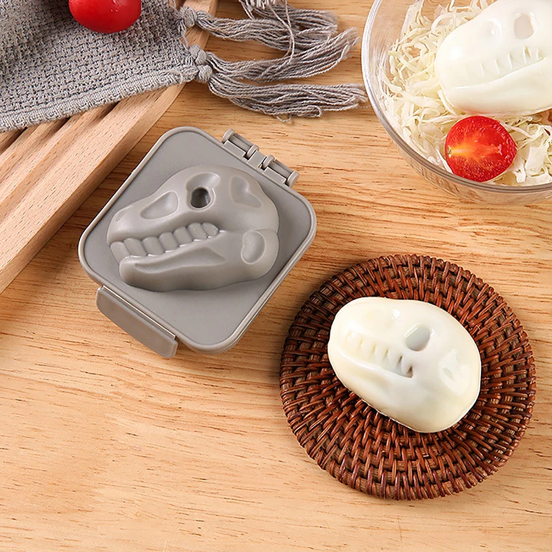 Boiled Egg Mold Cute Cartoon DIY Dinosaur Fossil Shape Mould Bento Maker Cutter Rice Ball Kitchen Accessories