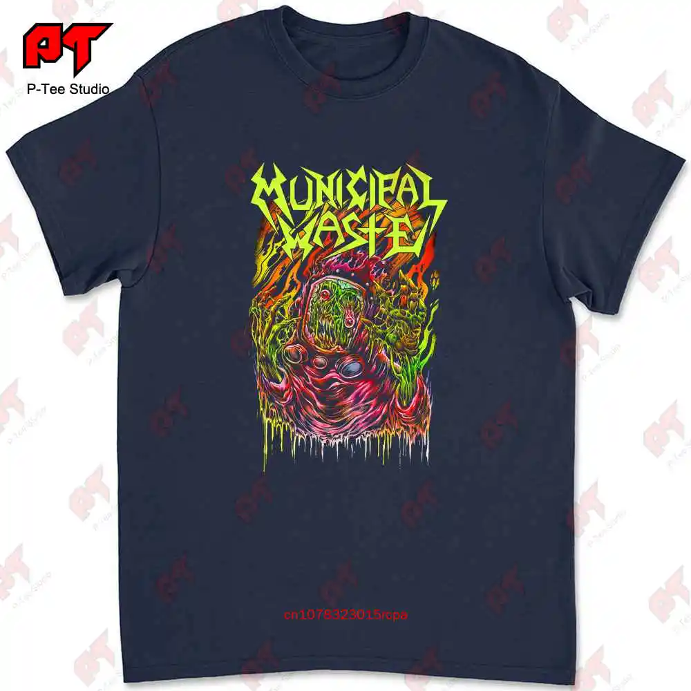 Municipal Waste Cd Lgo Skinner Mw T-shirt SJE0