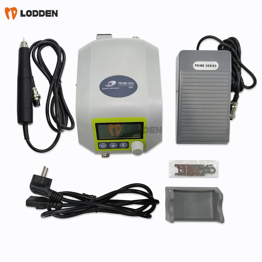 

Бесщеточный микромотор для зуботехнических лабораторий 60000 об/мин с наконечником Prime 926, для ювелирных работ и маникюра