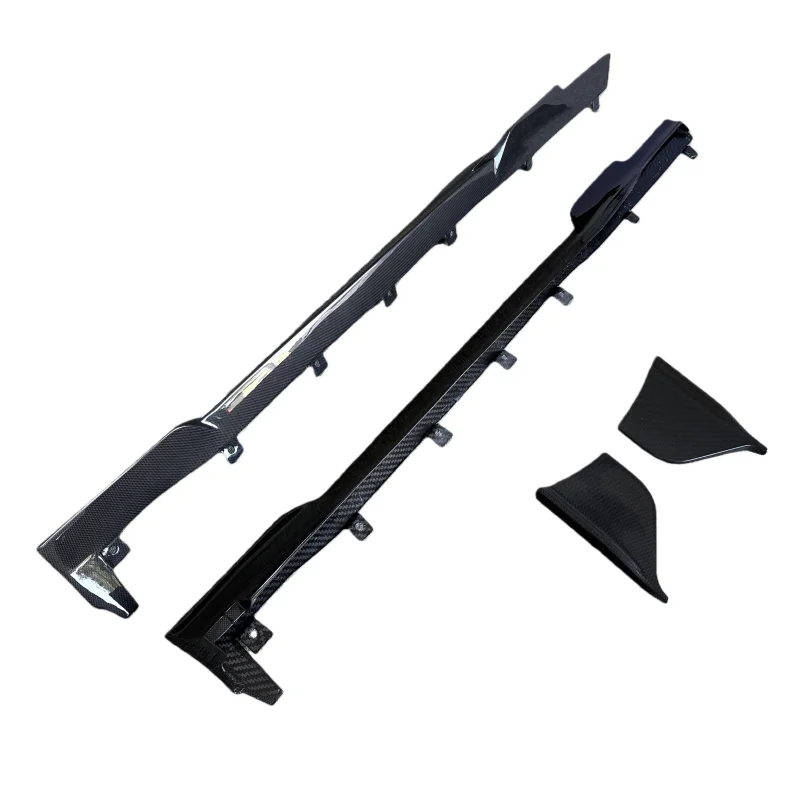 

Side Edge Lightweight Air Package for Ferrari SF90 Upgraded M-Style Dry Carbon Fiber Side Skirt Body Kit