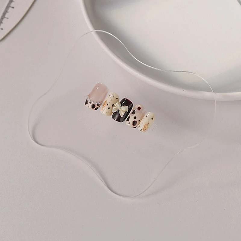 Art Acrylic Transparent Showing Shelf Setting Circular Irregular Acrylic Color Palettes Multifunction Display Board Tools Nails