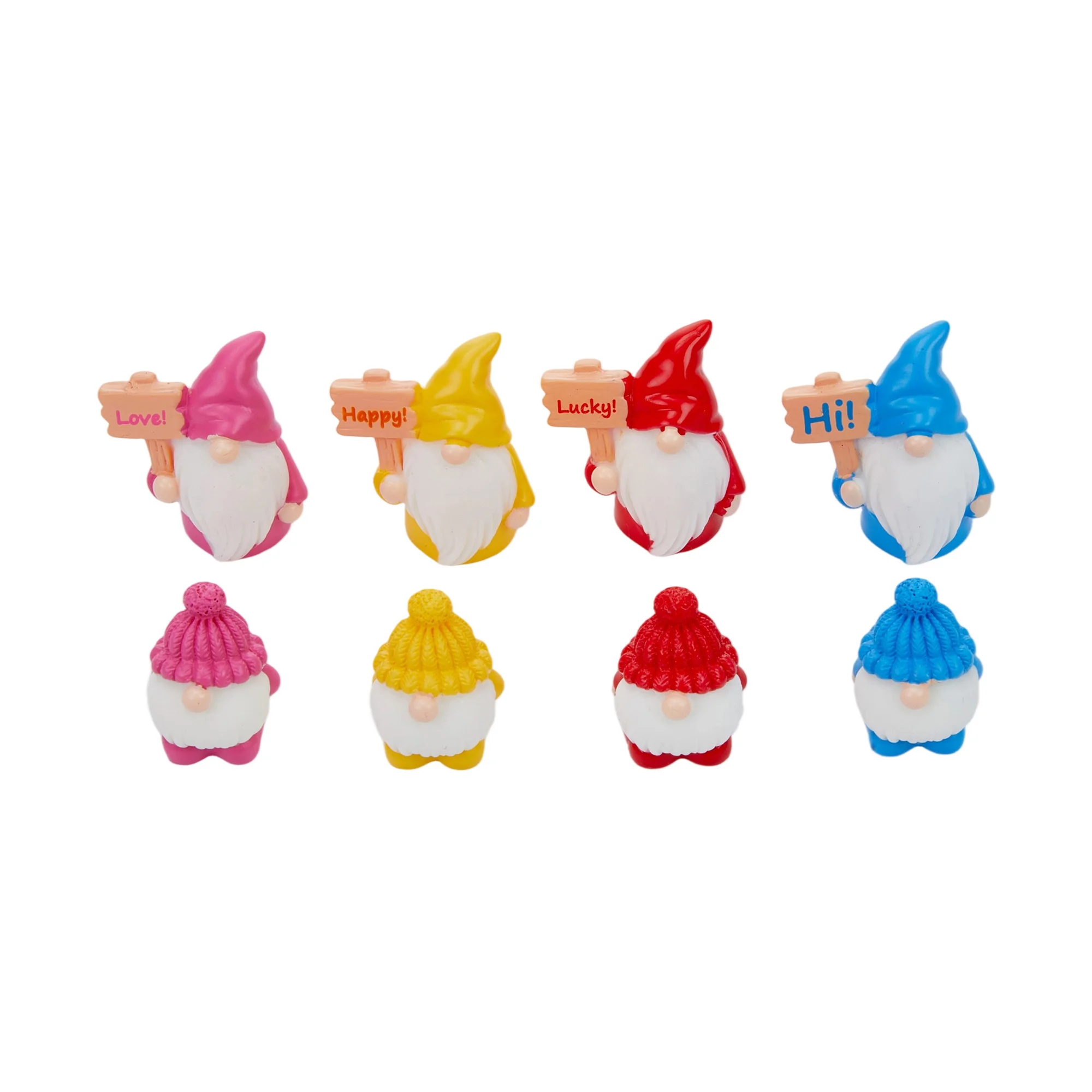 

Набор из 50 очаровательных миниатюрных фигурок гномов для уличного декора сада, сказочные статуи для горшков с растениями, патио и двора