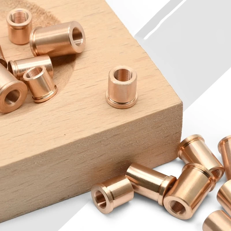 Laser, optical precision accessories, M4x0.25 precision fine tooth nut, threaded bushing, copper material
