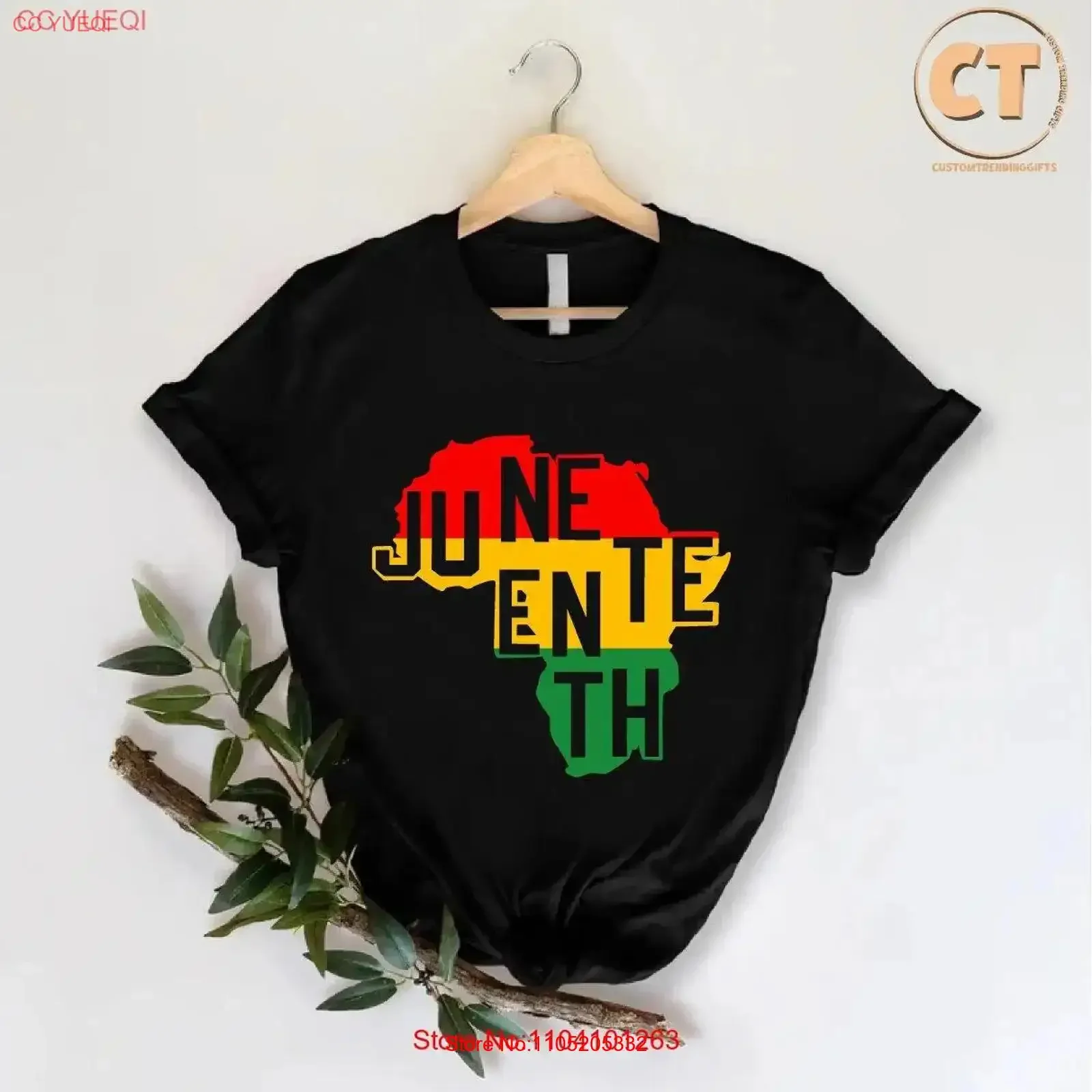 Juneteenth Map T Shirt African American History Black Pride Freedom Day USA Celebration vintage Washed Comfortable homme
