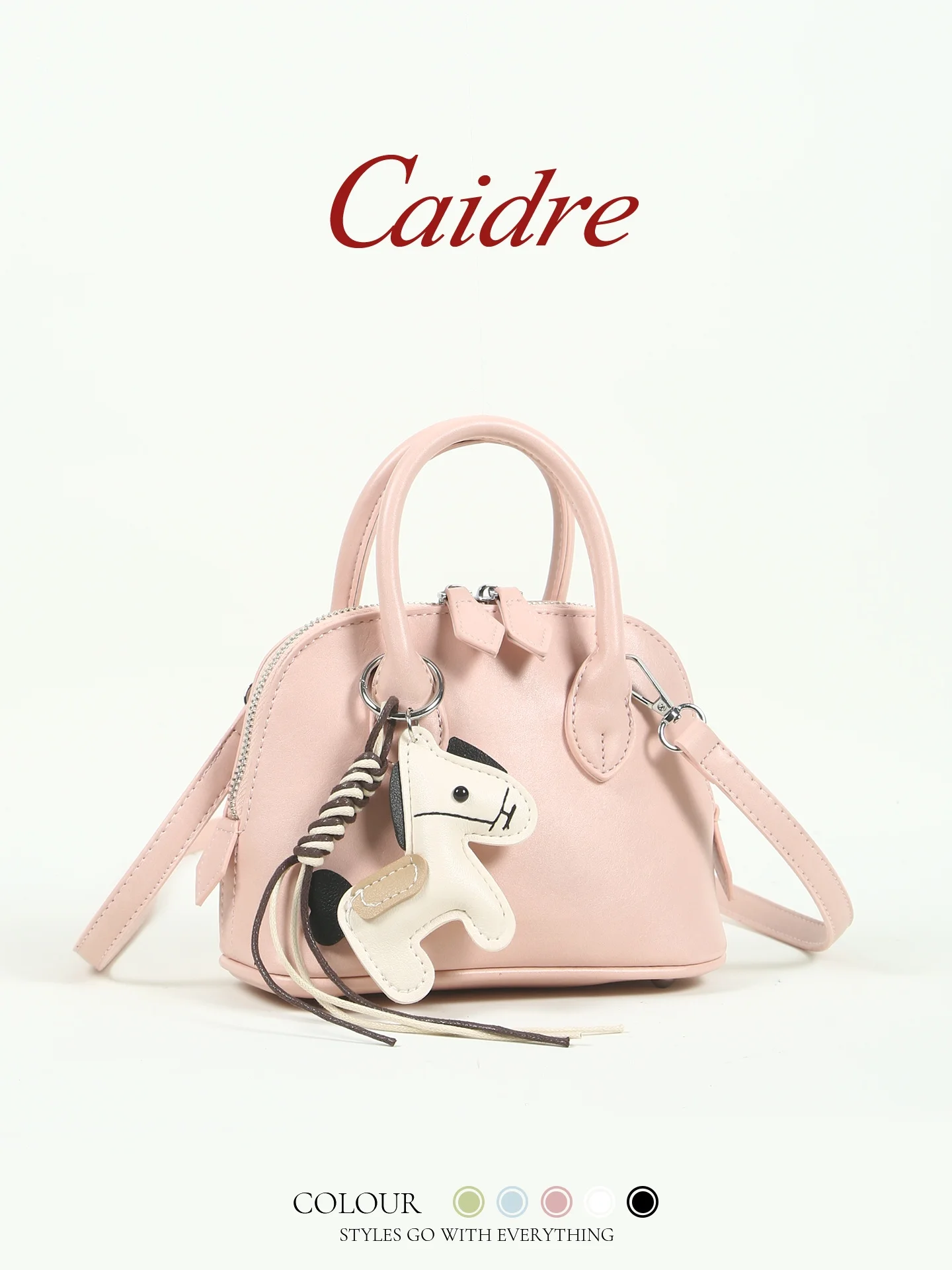 

Caidre Commuter Shaped Handbag Women's Shoulder Crossbody Bag Stylish Korean Style Soft Handle Medium Hardness