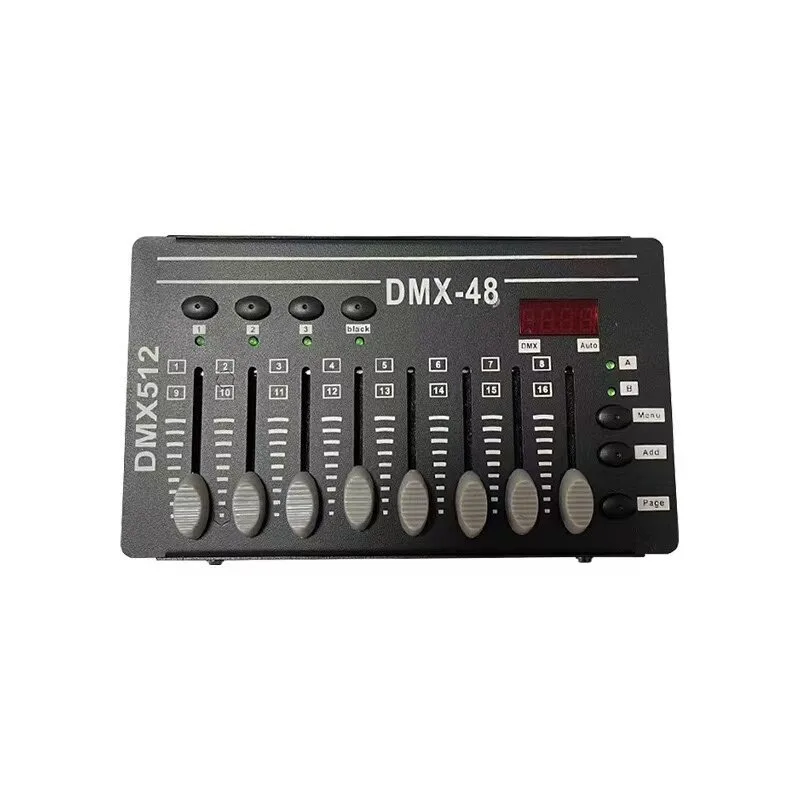 Mini DMX-48 Rechargeable Power-Free Par Light Speed Light DJ Portable Small Performance Light Digital Console DMX Controller
