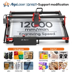 Algolaser Desktop Laser Engraver Cutter For Beginners 12000mm/min CNC DIY KIT Phone Connect Woodworking Metal Engraving Machine