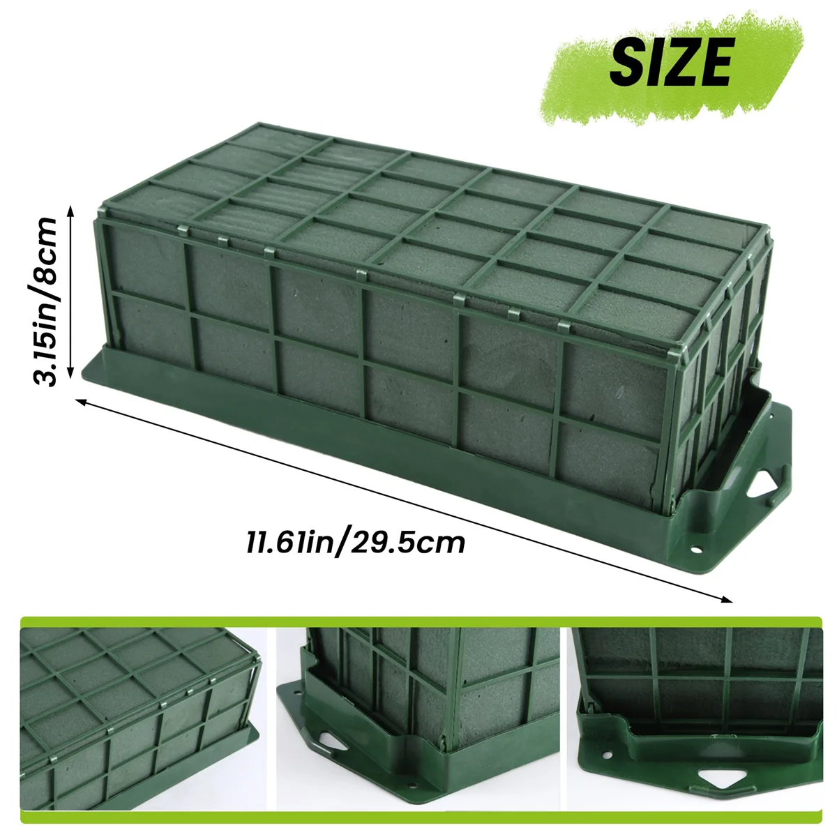 4 Pcs Floral Foam Cage Flower Holder with Floral Foam for Flowers Cage Bowl for Table Centerpiece Floral Arrangement
