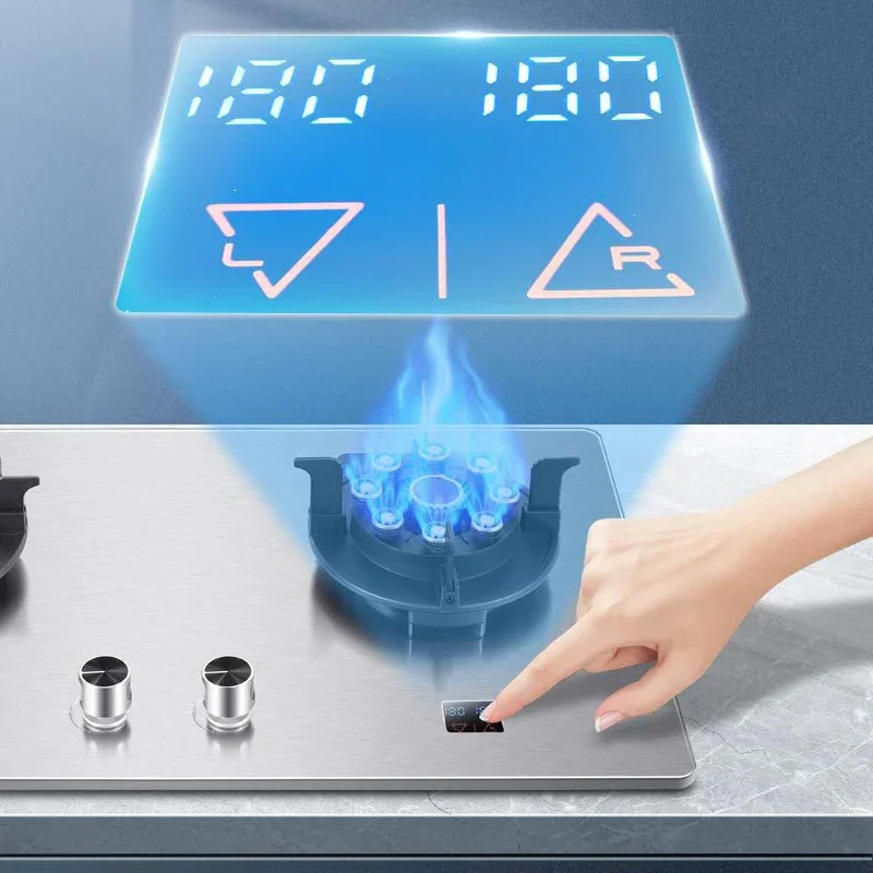 Magic จานเตา REVERSIBLE Double Stove4.8Kw อาวุธสูงเตาในครัวเรือน/ฝังสแตนเลสเตาแก๊ส