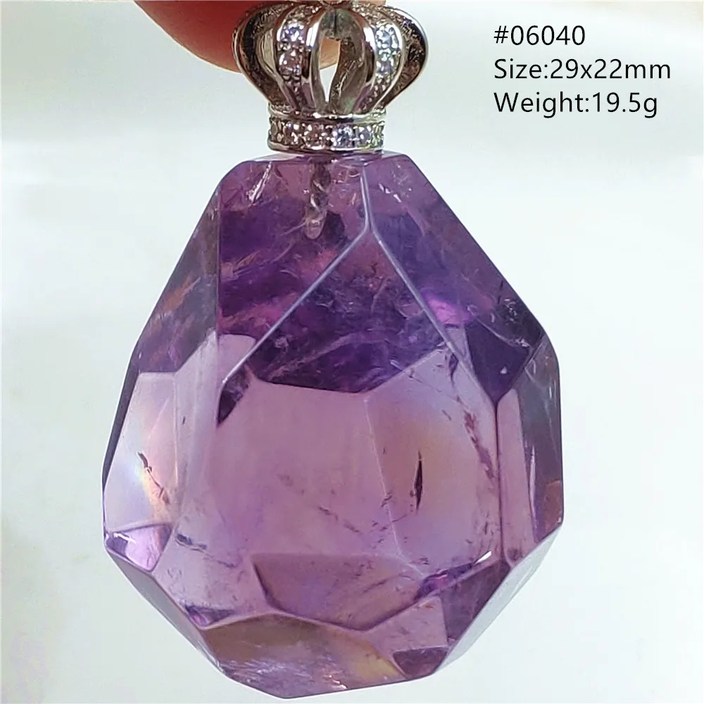 

Natural Purple Amethyst Quartz Pendant Women Men Purple Lavender Amethyst Quartz Necklace Jewelry AAAAAA