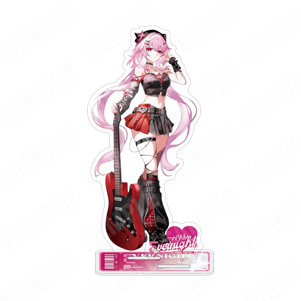 Honkai: Star Rail 15CM Acrylic Stand Keychain Silver Wolf Kafka March 7th Idol Band Ver. Desk Decor Collectible Gift for Fans