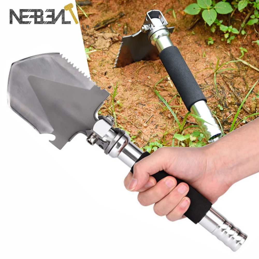 MINI Gardening Multi-Functional Military Folding Shovel Spade Garden Tools Camping Hiking Outdoor Survival Emergency Tool