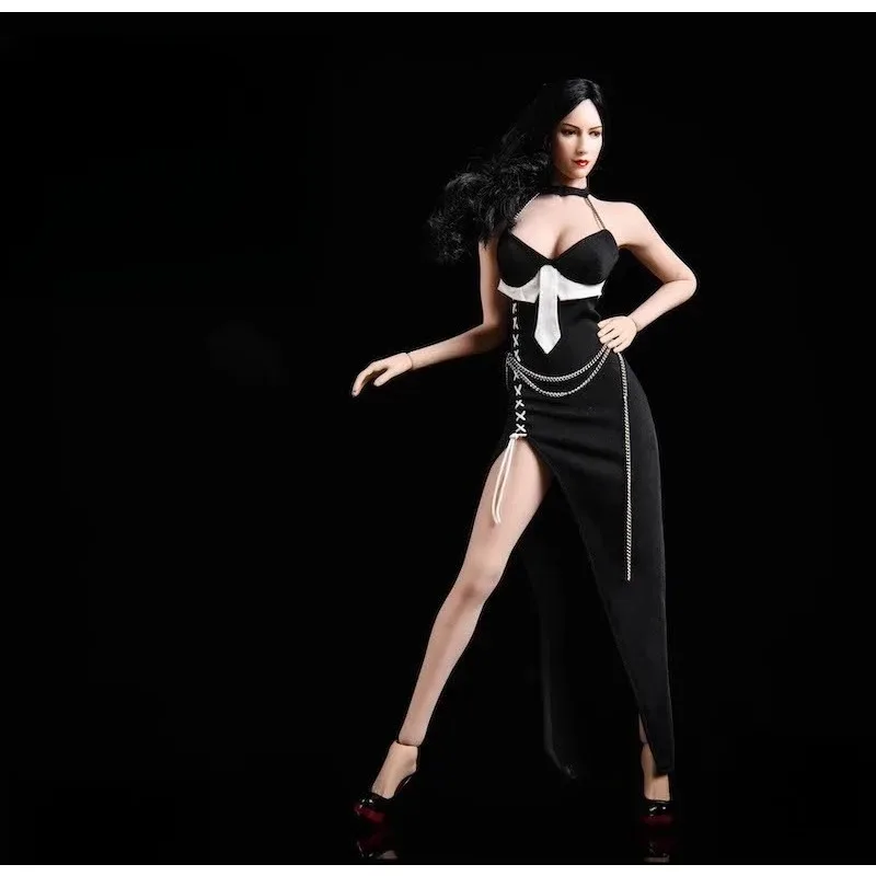 在庫あり 1/6 パーティーイブニングドレス バックレス ハイフォーク 3色展開 12インチ女性兵士フィギュア用衣装 PH TBLドール